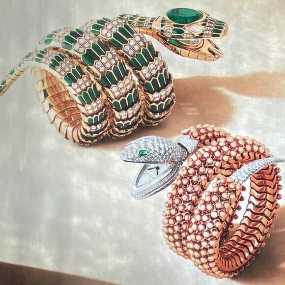 Bulgari and Michael Kors Print Ad Campaign Spring 2024 8x10 Original Magazine - Picture 3 of 6